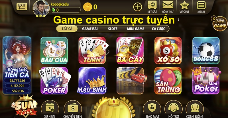 Game casino trực tuyến